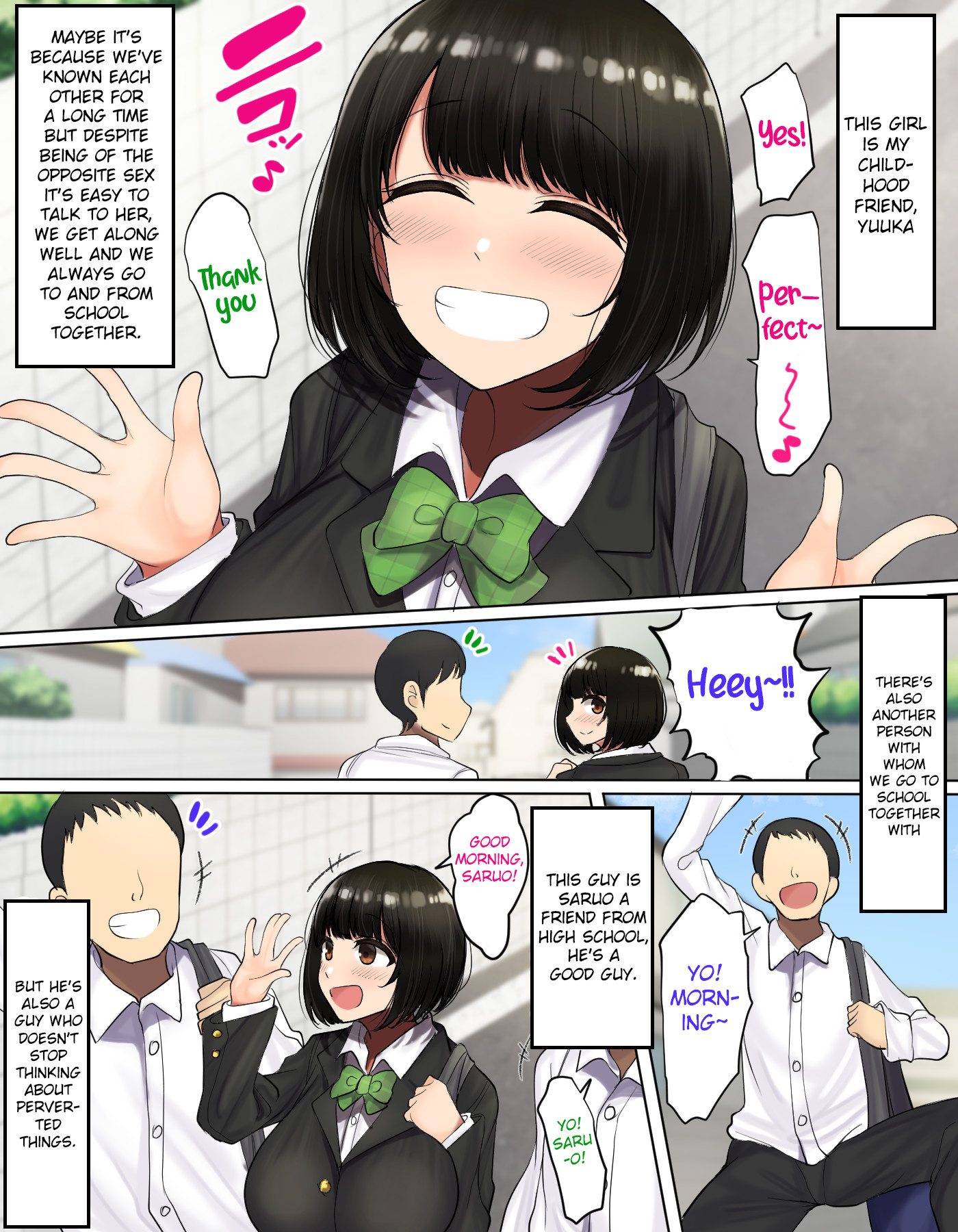 Hentai Manga Comic-Since I Was Trying To Act Cool Like I Wasn't Interested In Lewd Things He Was More Upfront With My Childhood Friend And Ended Up Fucking Her First-Read-4